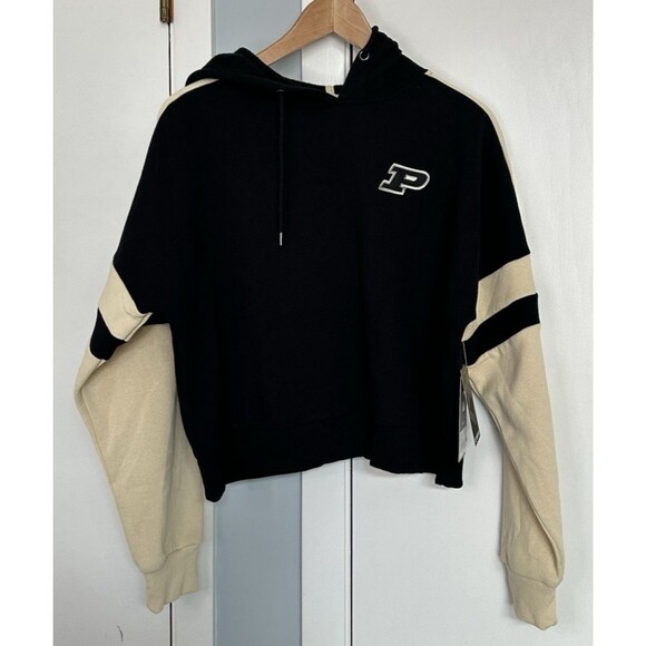 Purdue Boilermakers Women's Cropped Hoodie Size Small - Picture 1 of 7